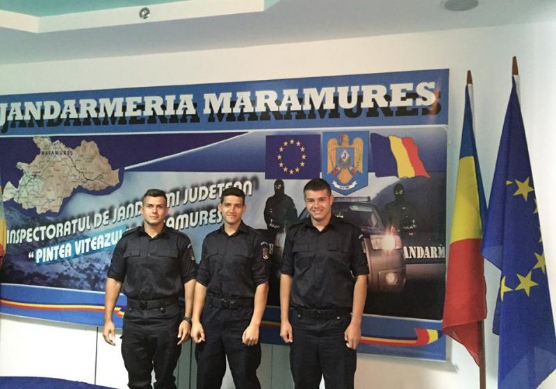 STAGIU: Elevi în practică la Jandarmeria Maramureş