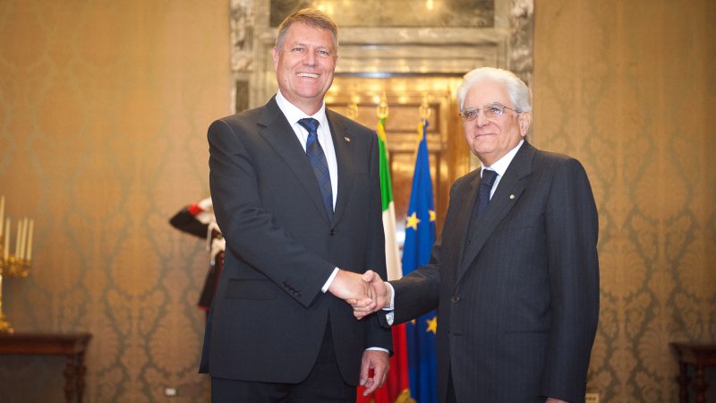 VIZITĂ OFICIALĂ: Președintele Italiei, primit la Palatul Cotroceni VIZITĂ OFICIALĂ: Președintele Italiei, primit la Palatul Cotroceni