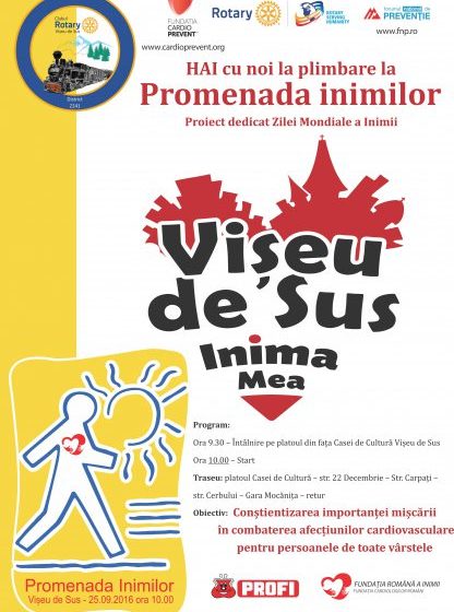 PROIECT: Promenada inimilor și la Vișeu de Sus PROIECT: Promenada inimilor și la Vișeu de Sus