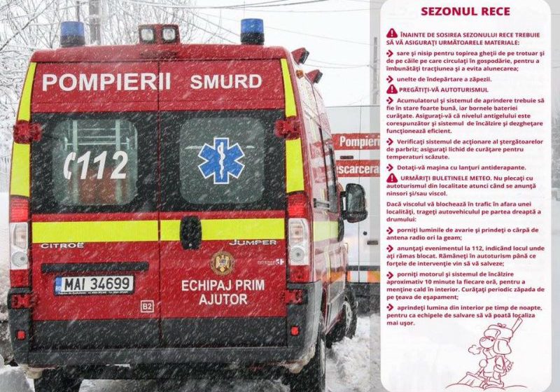RECOMANDĂRI IGSU: Ce măsuri trebuie să luăm în sezonul rece