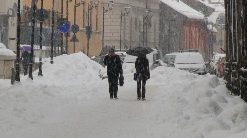 UN ORAȘ ÎNZĂPEZIT: Ninsoarea le dă din nou de furcă băimărenilor UN ORAȘ ÎNZĂPEZIT: Ninsoarea le dă din nou de furcă băimărenilor
