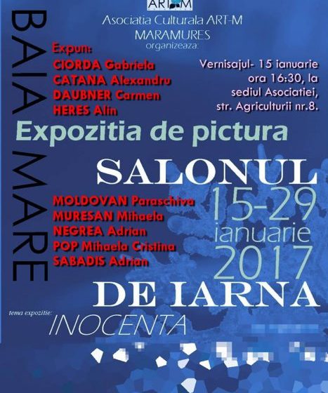 VERNISAJ: Zeci de picturi ale unor artiști plastici maramureșeni și clujeni, într-o expoziție având ca temă inocența