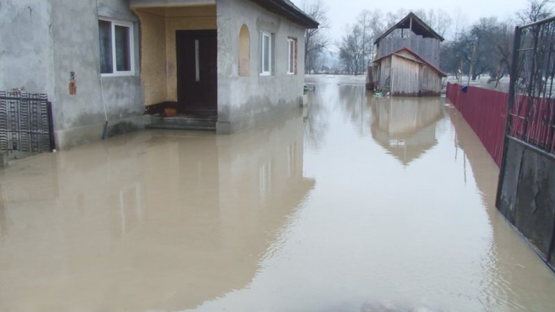 VIITURĂ PUTERNICĂ: Situația alarmantă în comuna Oncești, oameni disperați, gospodării inundate. GALERIE FOTO
