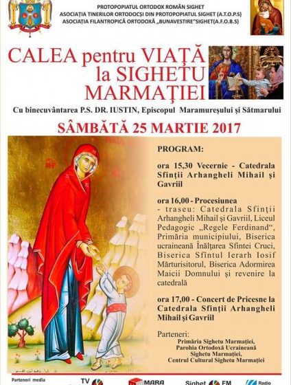 ACȚIUNE CIVICĂ: Marș pentru viață, în ziua praznicului Bunei Vestiri ACȚIUNE CIVICĂ: Marș pentru viață, în ziua praznicului Bunei Vestiri