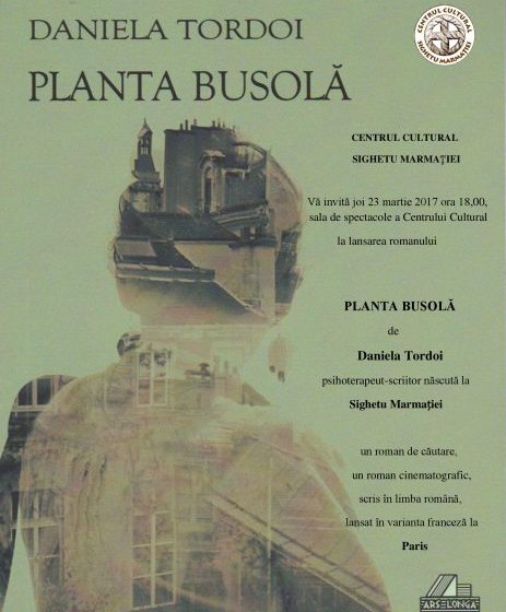EVENIMENT: Daniela Tordoi își lansează mâine la Sighet romanul „Planta Busolă”
