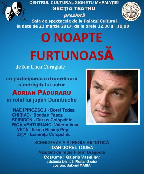 INVITATIE: Spectacol de teatru in scop caritabil INVITATIE: Spectacol de teatru in scop caritabil