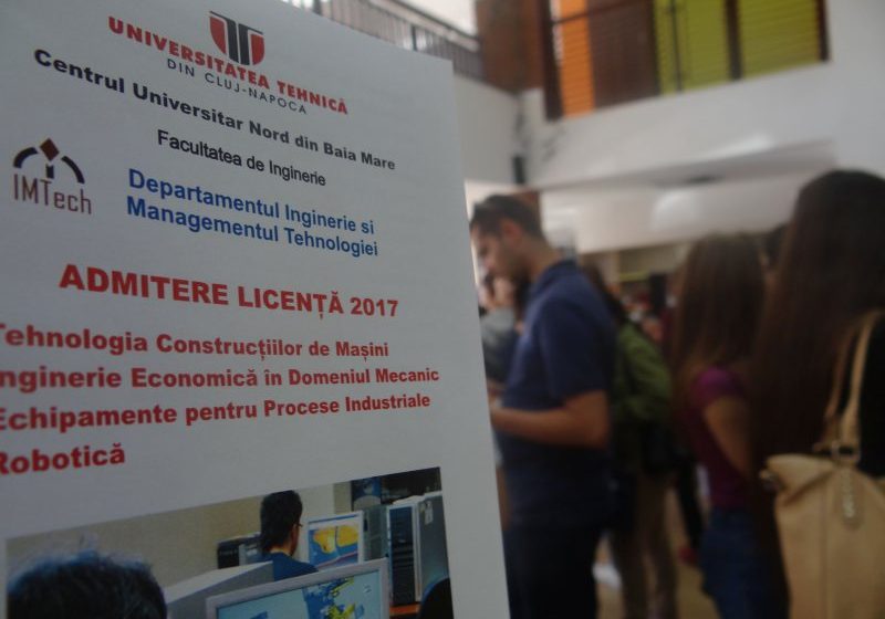 ADMITERE 2017: Specializări din cele mai atractive la Facultatea de Inginerie din cadrul Centrului Universitar Nord Baia Mare