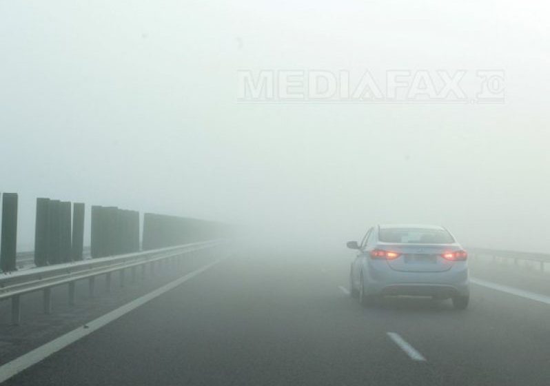 AVERTIZARE: Judeţele aflate sub cod galben de ceaţă