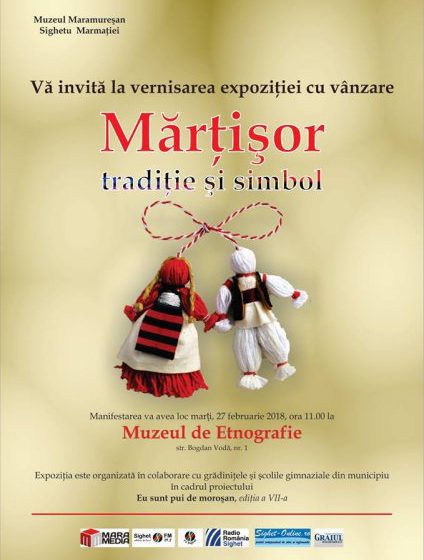 EVENIMENT: Mâine va avea loc vernisajul expoziției de mărțișoare  ”Mărțișor – tradiție și simbol”