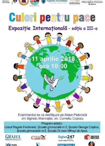 SPECIAL: Expoziția internațională ”Culori pentru pace”, pentru a treia oară la Sighet
