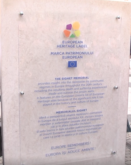 EVENIMENT PLIN DE EMOȚII: Marca Patrimoniului European pentru Memorialul Victimelor Comunismului și al Rezistenței