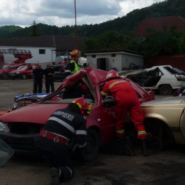 ETAPA ZONALĂ, LA BIHOR: ISU Maramureș, la competiția Națională de Descarcerare și Acordare a Primului Ajutor Calificat