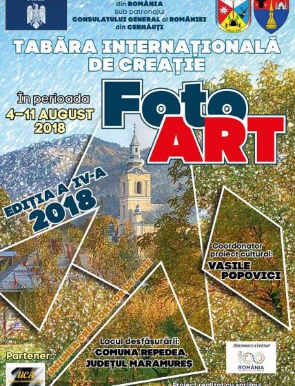 CENTENAR 2018: Tabăra internaţională de creaţie Foto-Art pentru aflarea unor noi surse de inspiraţie CENTENAR 2018: Tabăra internaţională de creaţie Foto-Art pentru aflarea unor noi surse de inspiraţie