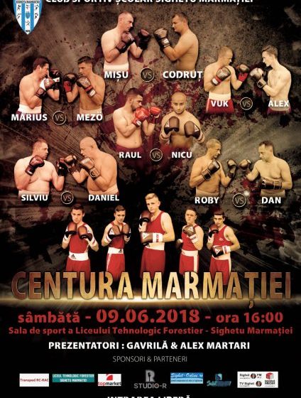 GALĂ DE BOX: Sâmbătă are loc Centura Marmației, la care vor participa pugiliști de valoare