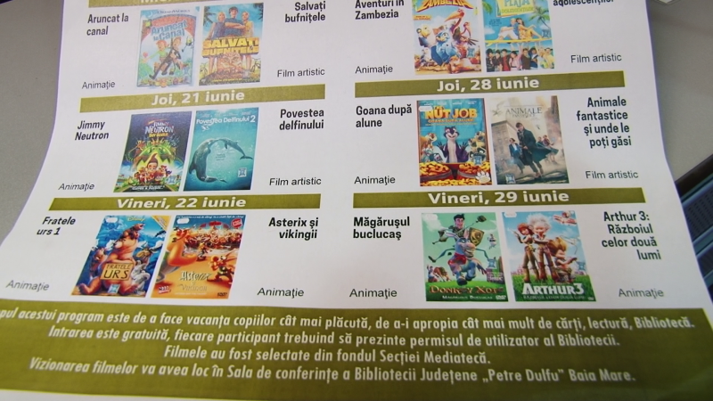 SPECIAL: Zeci de copii au mers la filme la Biblioteca Județeană în prima zi a programului dedicat lor SPECIAL: Zeci de copii au mers la filme la Biblioteca Județeană în prima zi a programului dedicat lor