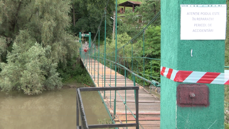 DEOCAMDATĂ ÎNCHIS: Ce va fi cu podul de la Grădina Morii DEOCAMDATĂ ÎNCHIS: Ce va fi cu podul de la Grădina Morii