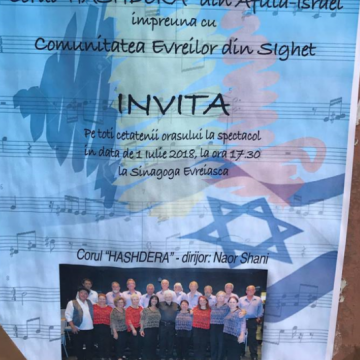 EVENIMENT DE 1 IULIE: Spectacol special la Sinagogă EVENIMENT DE 1 IULIE: Spectacol special la Sinagogă
