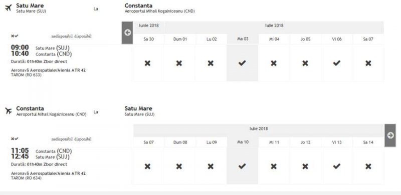 1 IUNIE: TAROM a programat primele curse spre Constanţa 1 IUNIE: TAROM a programat primele curse spre Constanţa