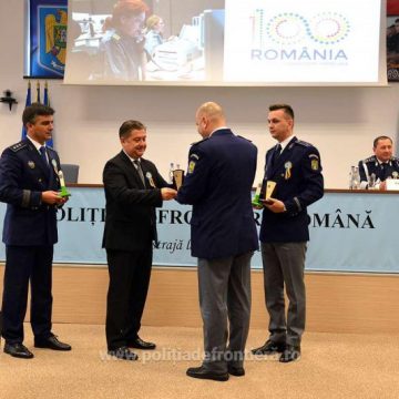 JOS PĂLĂRIA! Un reprezentant al ITPF Sighet a primit titlul de ”Poliţistul de frontieră al anului 2018”