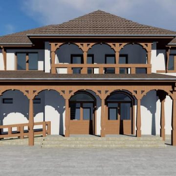 IDEI DE APRECIAT: Căminele culturale și centrul Bârsanei, amenajate în stil tradițional