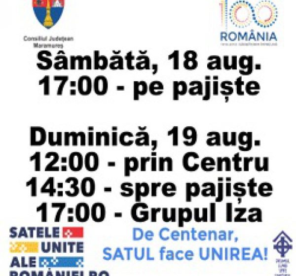 REUNIUNEA SATELOR, LA SĂPÂNȚA: O “repetiție” pentru celebrarea Centenarului Marii Uniri de la Alba Iulia, de 1 decembrie
