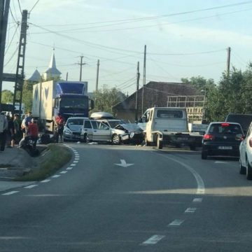 Accident cu mai multe mașini în Satulung Accident cu mai multe mașini în Satulung