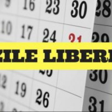 ZILE LIBERE: Angajaţii din sectorul public vor beneficia de o minivacanţă la mijlocul acestei luni