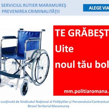 DE ZIUA EDWARD: Polițiștii maramureșeni au lansat o campanie pentru prevenirea accidentelor rutiere