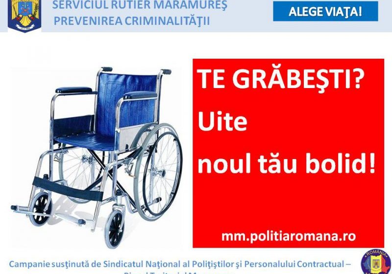 DE ZIUA EDWARD: Polițiștii maramureșeni au lansat o campanie pentru prevenirea accidentelor rutiere