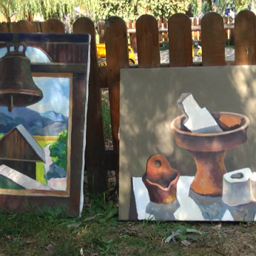 TABĂRĂ DE PICTURĂ: 30 de artiști plastici din nouă țări și-au expus lucrările la Ocna Șugatag TABĂRĂ DE PICTURĂ: 30 de artiști plastici din nouă țări și-au expus lucrările la Ocna Șugatag