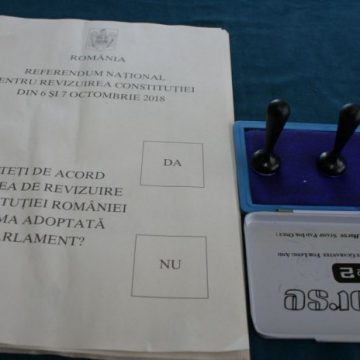 EȘEC: Referendumul național de modificare a Constituției nu a fost validat EȘEC: Referendumul național de modificare a Constituției nu a fost validat