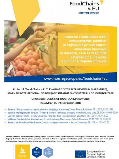 EVALUARE: Experții internaționali ai Proiectului „Food Chains 4 EU”, în vizită de lucru în Maramureș EVALUARE: Experții internaționali ai Proiectului „Food Chains 4 EU”, în vizită de lucru în Maramureș