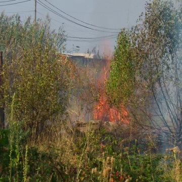 112: Pompierii maramureşeni, solicitaţi la incendii de vegetaţie uscată