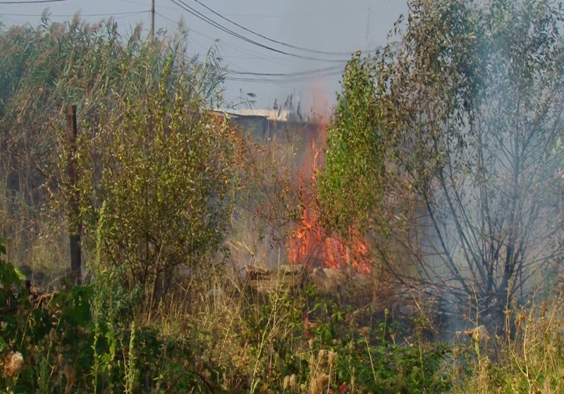 112: Pompierii maramureşeni, solicitaţi la incendii de vegetaţie uscată
