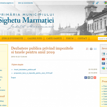 LIBER LA SUGESTII: Impozitele și taxele pe 2019, în dezbatere publică LIBER LA SUGESTII: Impozitele și taxele pe 2019, în dezbatere publică
