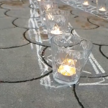 EMOȚIONANT: Sighetenii au aprins candele ale solidarității