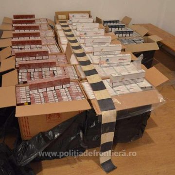 ITPF SIGHET: Aproximativ 20.000 de pachete cu țigări, confiscate la frontiera de nord