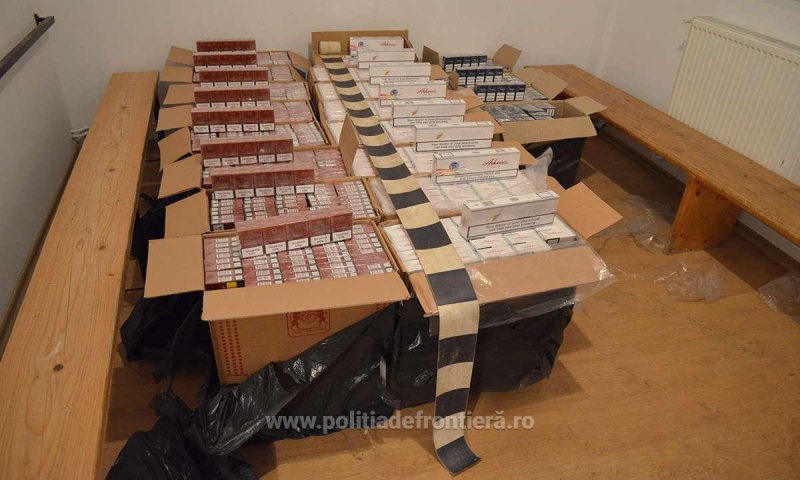 ITPF SIGHET: Aproximativ 20.000 de pachete cu țigări, confiscate la frontiera de nord