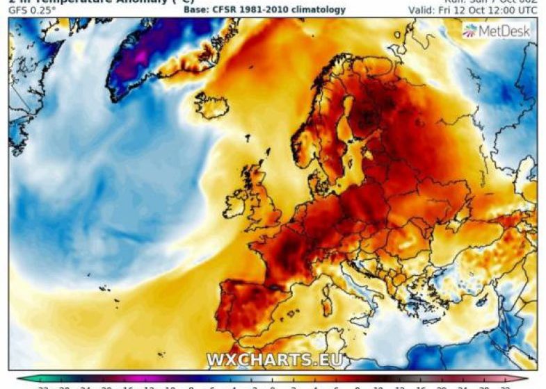 METEO: Vremea se schimbă în toată Europa. Un val neobișnuit de căldură aduce temperaturi anormal de mari, inclusiv în Oceanul Arctic METEO: Vremea se schimbă în toată Europa. Un val neobișnuit de căldură aduce temperaturi anormal de mari, inclusiv în Oceanul Arctic