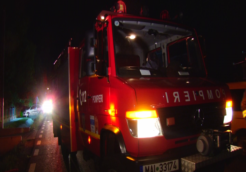 112: Incendiu la o locuinţă din Şomcuta, din cauza coşului de fum