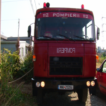 112: Incendiu la o casă de locuit, în Baia Mare