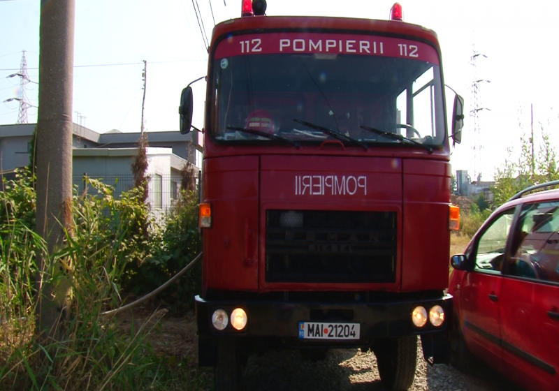 112: Incendiu la o casă de locuit, în Baia Mare