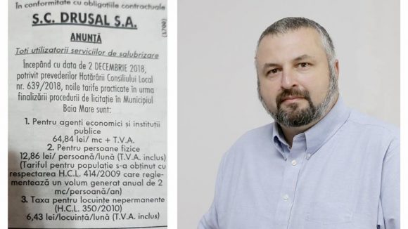 Dan Ivan, președinte USR Maramureș, reacție dură la majorarea prețului pentru salubrizare menajeră: „Nu-i luați pe băimăreni de fraieri pentru a face profit firmei ” Dan Ivan, președinte USR Maramureș, reacție dură la majorarea prețului pentru salubrizare menajeră: „Nu-i luați pe băimăreni de fraieri pentru a face profit firmei ”