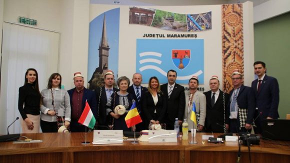 Reprezentanți ai regiunilor din Ucraina și Ungaria, înfrățite cu județul nostru, prezenți la “Crăciun în Maramureș”
