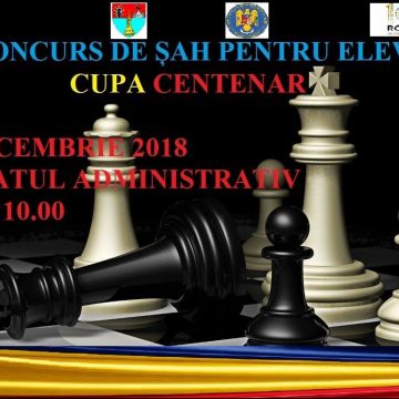 Concurs de șah ”Cupa Centenar”, la Palatul Administrativ din Baia Mare