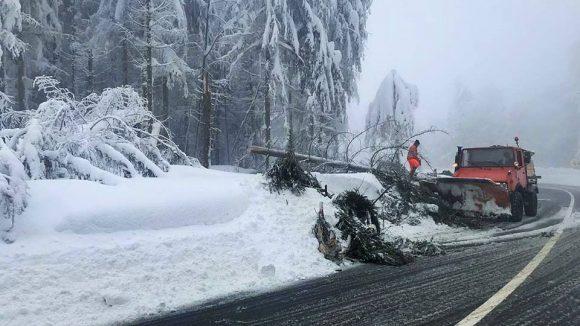 VIDEO | Vizibilitate redusa de ceata, sub 100 de metri, pe DN 18, in Pasul Prislop VIDEO | Vizibilitate redusa de ceata, sub 100 de metri, pe DN 18, in Pasul Prislop