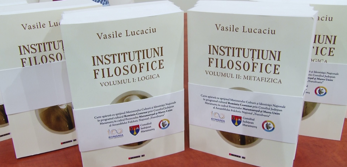 VIDEO | O lucrare de referință: ”Instituțiuni filosofice”, în 3 volume