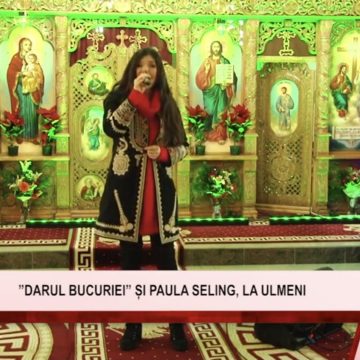 VIDEO | Actualitatea MaraMedia – „Darul bucuriei” şi Paula Seling, la Ulmeni