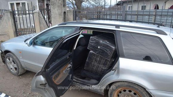 Captură majoră de țigări de contrabandă la graniță Captură majoră de țigări de contrabandă la graniță
