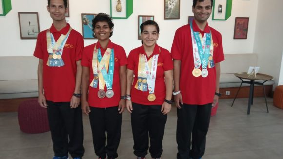 Cinci medalii câștigate de tinerii maramureșeni din sistemul de protecție specială la Jocurile Mondiale de Vară Special Olympics, Abu Dhabi 2019 Cinci medalii câștigate de tinerii maramureșeni din sistemul de protecție specială la Jocurile Mondiale de Vară Special Olympics, Abu Dhabi 2019